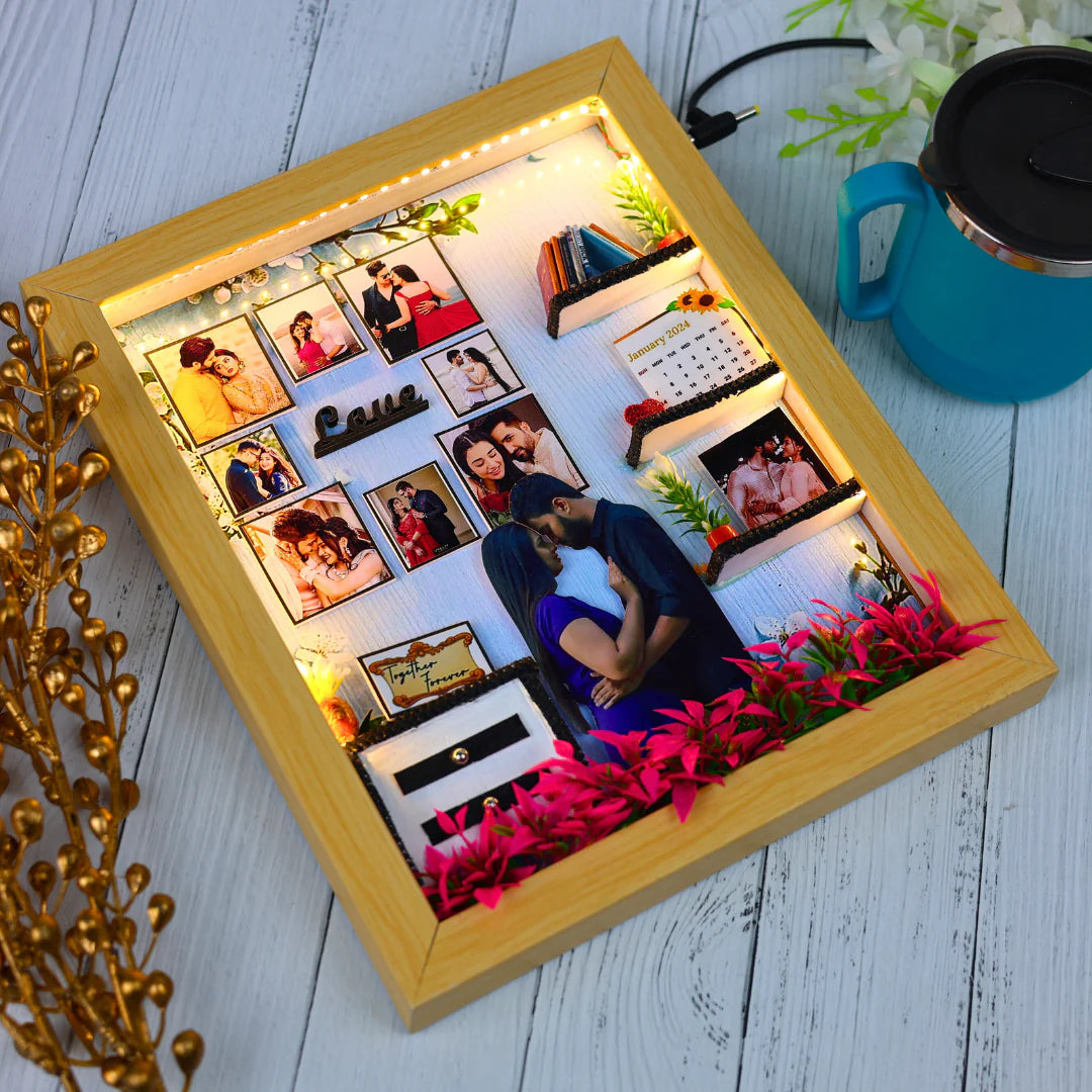 10 photo 3D Miniature Frame + Free Gift