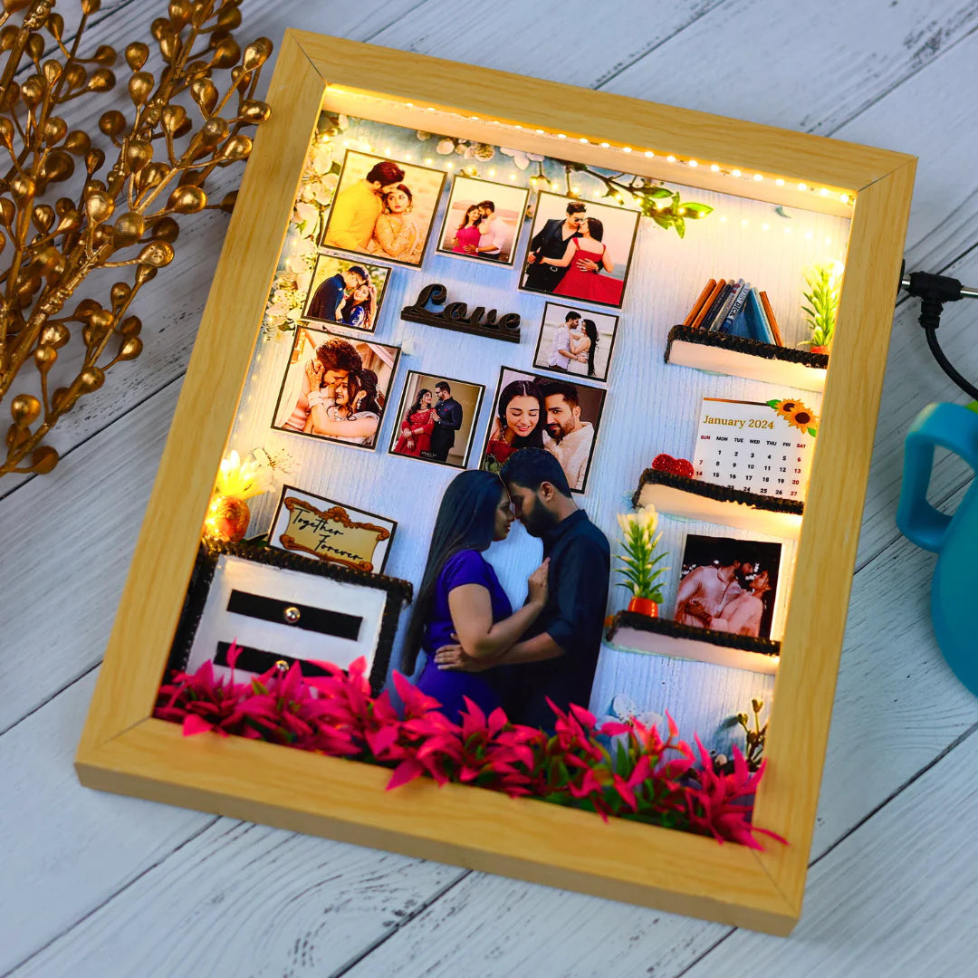 10 photo 3D Miniature Frame + Free Gift