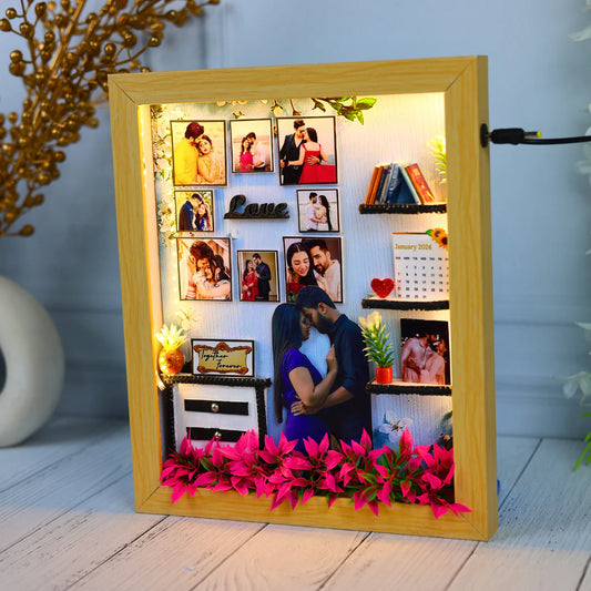 10 photo 3D Miniature Frame + Free Gift